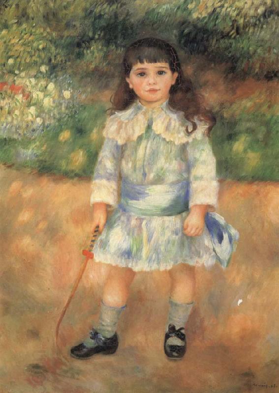 Pierre Auguste Renoir Child with a Whip China oil painting art
